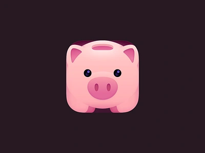 Piggy Bank Icon app app icon bank icon pig piggy piggy bank savings