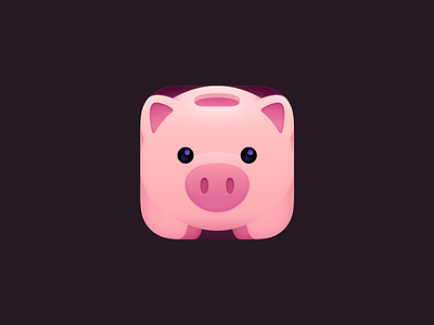 Piggy Bank Icon app app icon bank icon pig piggy piggy bank savings