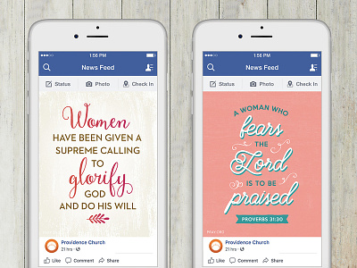 Social Media Posts - church bible church design facebook media posts scripture social soft verse women
