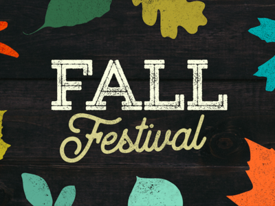 Fall Festival Concept concept fall festival logo