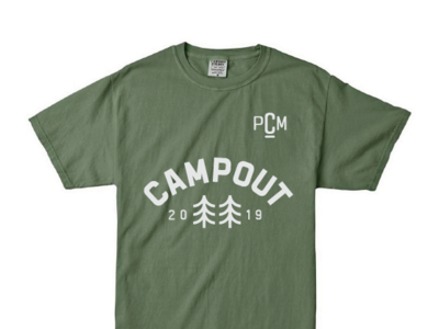 College Ministry Camping Tee camp camping campout church college forest green group icon ministry olive pine retreat shirt tee trees tshirt