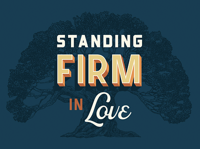 Sermon Series Concept church concept faith love series sermon stand standing title tree