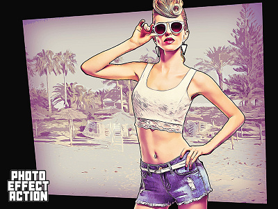 Grandiose 3 Animated Photoshop Action actions animated artistic grand theft gta gta v photo effects photomanipulation photoshop style tutorial vector