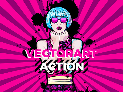 Vectorart Photoshop Action actions art artistic cartoon illustration photo effects photography photoshop sketch tutorial vector vexel