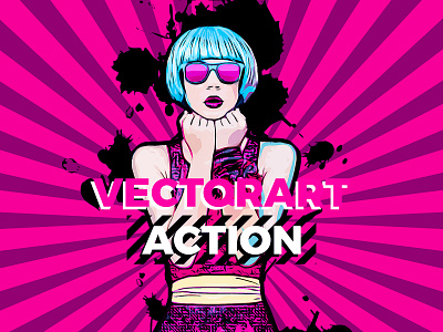 Vectorart Photoshop Action