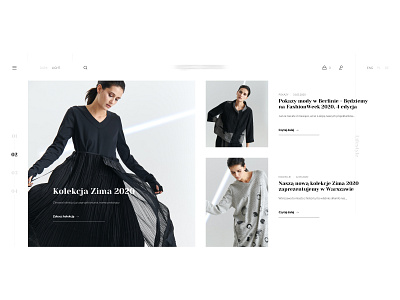 Fashion Page - Top module branding design fashion minimal photoshop shop typography ui ux web webdesign website