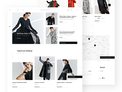 Fashion Page - Shot branding design fashion minimal shop typography ui ux web webdesign website