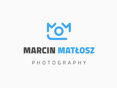 Logo for Photograph - MM brand branding design identyfikacja logo logo design