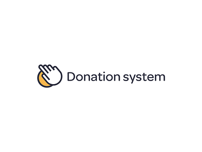 Donation system design donation illustrator logo photoshop