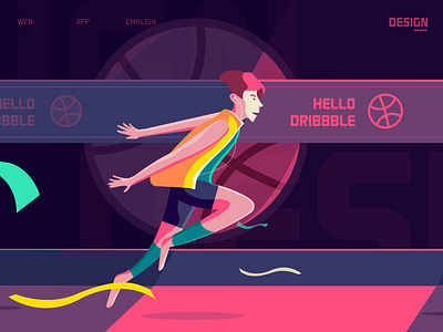 hello dribbble 插图