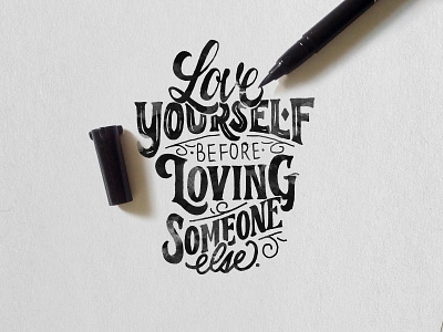 Love Reminder design font graphic design handlettering handmade illustration indonesia lettering quotes