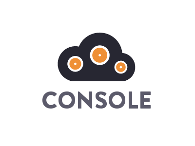 Console.fm logo brandon grotesque cloud identity logo