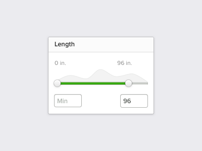 Filter Range Slider