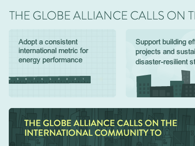 Globe Alliance mini-site concept