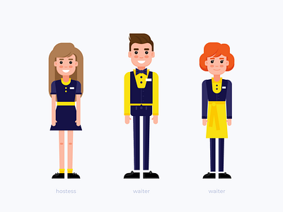 12 yaya.ru professions character character design design emotions flat illustration man minimal ui vector