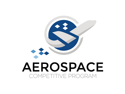 Aerospace Competitive Program app branding icon identity industrial logo logotype plane space