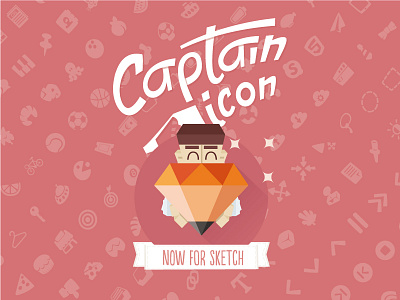 Captain Icon Sketchapp captain icon flat free freebie icon icons illustration set sketch sketchapp vector