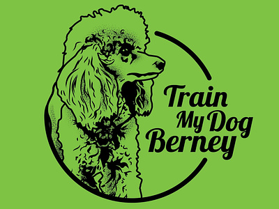 Train My Dog Berney Branding branding branding design design dog illustration dog logo green branding illustration logo vector art vector illustration