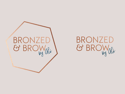 Bronzed & Brow Secondary Logo