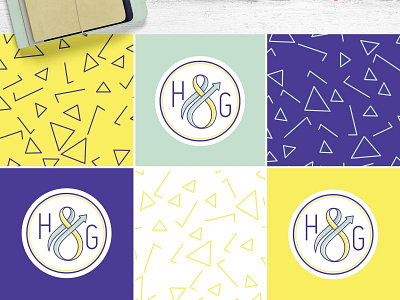 Habits & Goals With Noelle ampersand badge brand concept brand identity branding branding design design design process logo logo design monogram pattern pattern design vector