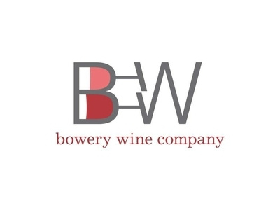 Bowery Wine Logo brand concept brand identity branding branding design concept design design process logo monogram monogram logo vector wine glass wine logo