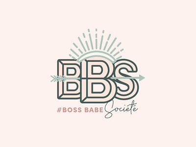 Boss Babe Societe Monogram Logo Design