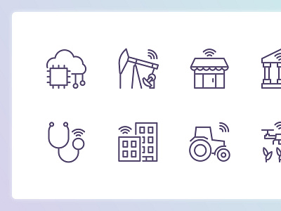 IIoT outlite icons icon icons icons set iiot industry 4.0 information technology interface internet of things iot outline smart city smart home ui vector wireless