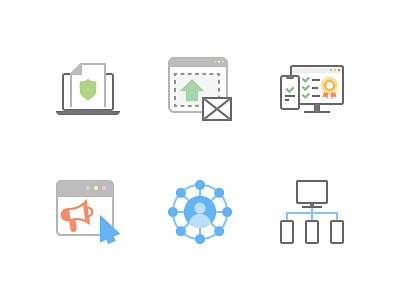 Seo colored iconset