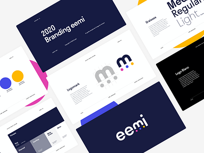 EEMI Rebrand 2020 brand design brand identity branding colorfull design digital icon illustrator logo logodesign logotype rebrand rebranding typography web