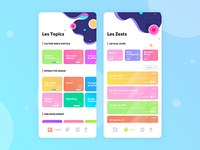 E-Learning App Concept