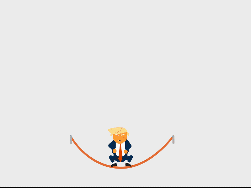 Trump animation gif graphic illustration motion