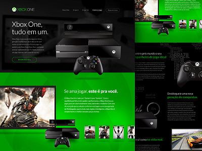 Xbox One Website - Redesign (WIP)