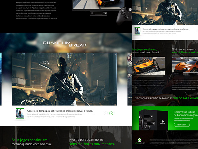 Xbox One Website - Redesign (WIP) game landing page layout microsoft redesign screenshots ui user interface website xbox one