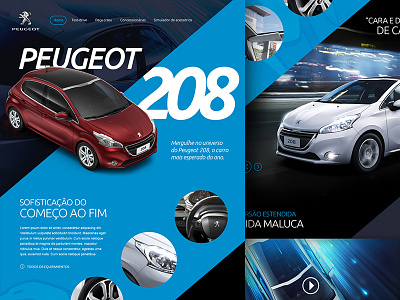 Peugeot 208 Website - Redesign (WIP)