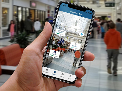 Augmented Reality Job List Map app ar design ios list map ux