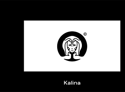 Logo Kalina branding design flat icon illustration illustrator logo