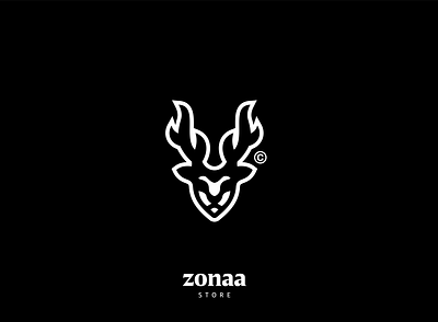 Zonaa Store branding design flat illustration logo