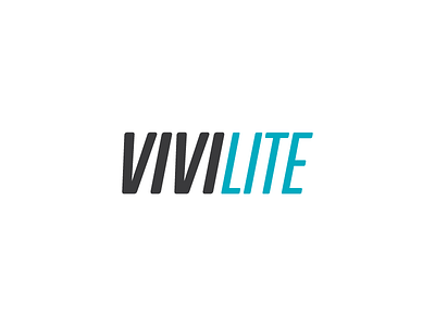 Viivlite Logo branding lettering logo typography vivilite