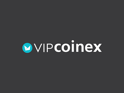 VIP Coinex Logo branding design logo