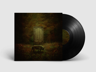 Wolves album cover artwork beautiful cd packaging dark door famous forest nature record label somber