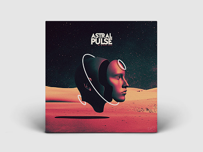 Astral Pulse - Version 1 3d album cover anatomy artwork cd packaging contemporary modern pop cover record label retro science fiction space