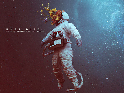 Unbridled album cover artwork astronaut beautiful cd packaging edm famous fantasy hope pop record label space