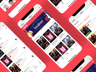 WeTix Version 2 UI/UX design ewallet information malaysia movie movie app online online tickeing platform ticket ticket booking ui wetix