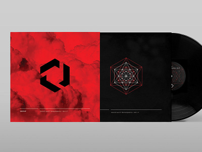 EP Cover Design for 30drop - Second Law of Thermodynamics cover design diecut koryu budo madrid record cover record label spain techno techno artist