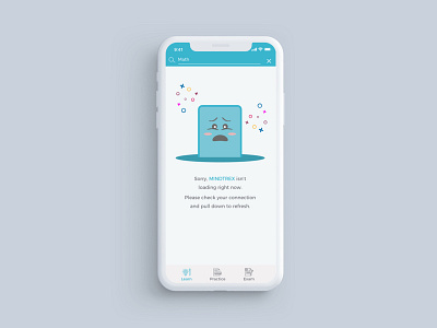 Error State No Connection mobile apps ui uiux ux web design website design