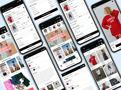 E Commerce Mobile Apps e commerce fashion mobile apps ui uiux user interface design ux web design