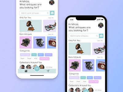 Antiques Mobile Apps For Collector Antiques mobile apps ui uiux user interface design ux web design