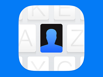 KeyContact Icon app contact extension icon ios ipad keyboard keys