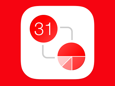Calendar Audit App Icon app apple calendar circle date graph icon ios