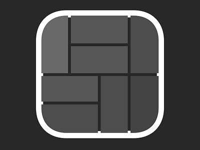 MØSAIC App Icon app apple collage grid icon instagram ios photo picture share social